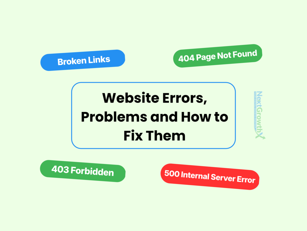 website errors